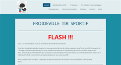 Desktop Screenshot of froidevilletirsportif.com