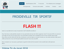Tablet Screenshot of froidevilletirsportif.com
